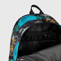 Рюкзак Велопрогулка, цвет: 3D-принт — фото 2