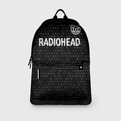 Рюкзак Radiohead glitch на темном фоне: символ сверху, цвет: 3D-принт — фото 2