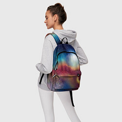 Рюкзак Многогранное космическое пространство - яркая звез, цвет: 3D-принт — фото 2