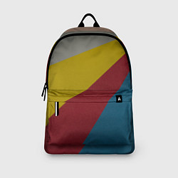 Рюкзак Разнoцветные линии, цвет: 3D-принт — фото 2