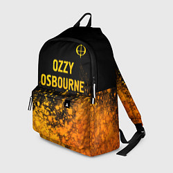 Рюкзак Ozzy Osbourne - gold gradient: символ сверху, цвет: 3D-принт