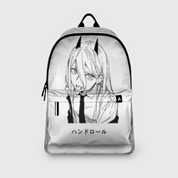 Рюкзак Пауэр с язычком - Человек бензопила, цвет: 3D-принт — фото 2