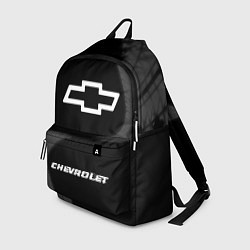 Рюкзак Chevrolet speed шины на темном: символ, надпись, цвет: 3D-принт