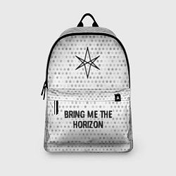 Рюкзак Bring Me the Horizon glitch на светлом фоне: симво, цвет: 3D-принт — фото 2