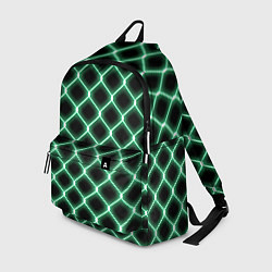 Рюкзак Зелёная неоновая сетка, цвет: 3D-принт