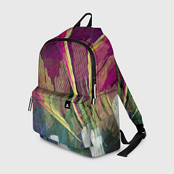 Рюкзак Неоновые волнообразные линии, цвет: 3D-принт