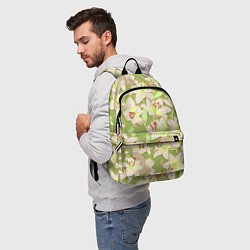 Рюкзак Нежные цветы - лилии: цветной паттерн, цвет: 3D-принт — фото 2