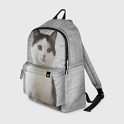 Рюкзак Задумчивый котик, цвет: 3D-принт
