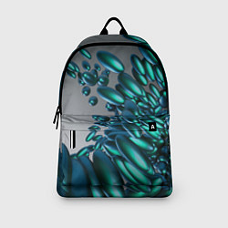 Рюкзак Абстрактные блестящие камни и серый фон, цвет: 3D-принт — фото 2