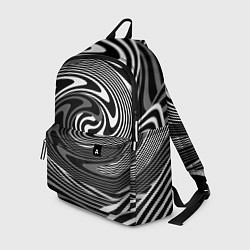 Рюкзак Black and white abstract pattern