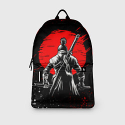 Рюкзак Самурай - красное солнце, цвет: 3D-принт — фото 2
