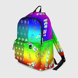 Рюкзак Pop it радуга, цвет: 3D-принт