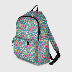 Рюкзак Весенний цветочный паттерн, цвет: 3D-принт
