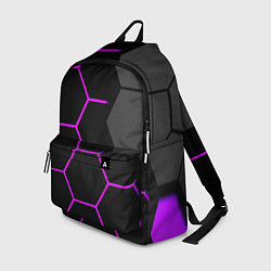 Рюкзак Крупные неоновые соты, цвет: 3D-принт
