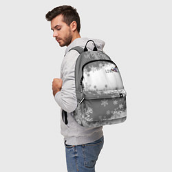 Рюкзак Сноуборд серый, цвет: 3D-принт — фото 2