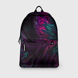 Рюкзак Красно - фиолетовая волна, цвет: 3D-принт — фото 2