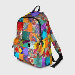 Рюкзак Разноцветные лоскуты, цвет: 3D-принт