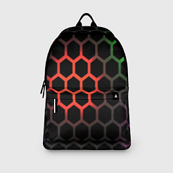 Рюкзак Gradient hexagon genshin, цвет: 3D-принт — фото 2