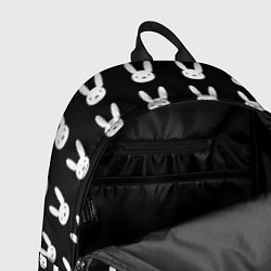 Рюкзак Bunny pattern black, цвет: 3D-принт — фото 2