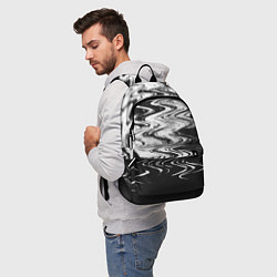 Рюкзак Чёрная вода паттерн, цвет: 3D-принт — фото 2