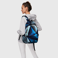 Рюкзак Абстрактные грани текстура, цвет: 3D-принт — фото 2