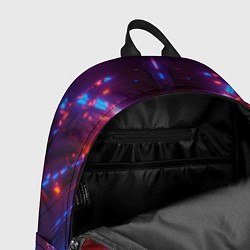 Рюкзак Неоновые разнообразные абстрактные лучи, цвет: 3D-принт — фото 2