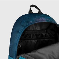 Рюкзак Абстрактный светло-синий космос и звёзды, цвет: 3D-принт — фото 2