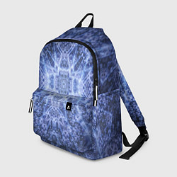 Рюкзак Ледяные линии на синем цвете, цвет: 3D-принт