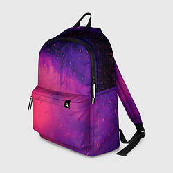 Рюкзак Фиолетовый космос, цвет: 3D-принт