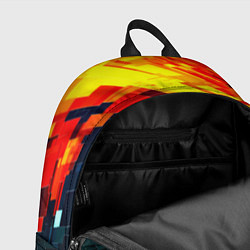 Рюкзак Плиты и грани абстракции, цвет: 3D-принт — фото 2