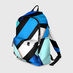 Рюкзак Спортивная геометрия из полос, цвет: 3D-принт