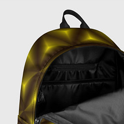 Рюкзак Желтые треугольники, цвет: 3D-принт — фото 2