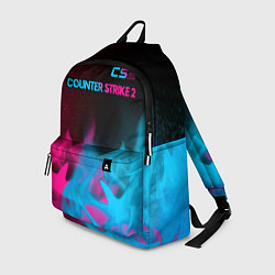 Рюкзак Counter Strike 2 - neon gradient: символ сверху
