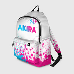 Рюкзак Akira neon gradient style: символ сверху, цвет: 3D-принт