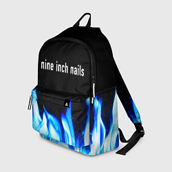 Рюкзак Nine Inch Nails blue fire, цвет: 3D-принт
