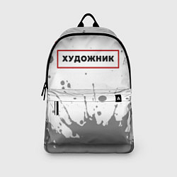 Рюкзак Художник в рамке красного цвета, цвет: 3D-принт — фото 2