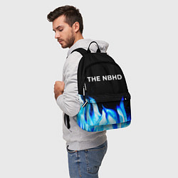 Рюкзак The Neighbourhood blue fire, цвет: 3D-принт — фото 2