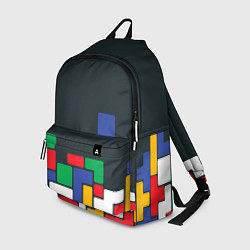 Рюкзак Падающий блок тетрис, цвет: 3D-принт