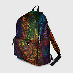 Рюкзак Разноцветные английские буквы, цвет: 3D-принт