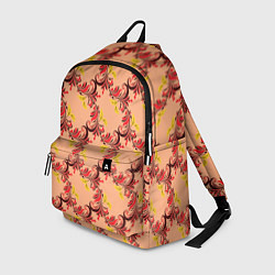Рюкзак Абстрактный винтажный растительный орнамент