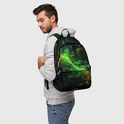 Рюкзак Зеленая молния, цвет: 3D-принт — фото 2