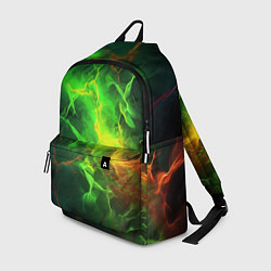 Рюкзак Зеленое свечение молния, цвет: 3D-принт