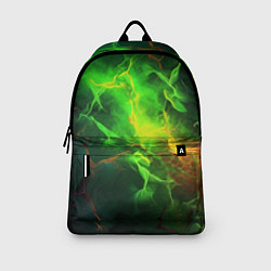 Рюкзак Зеленое свечение молния, цвет: 3D-принт — фото 2