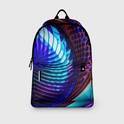 Рюкзак Неоновый водоворот, цвет: 3D-принт — фото 2