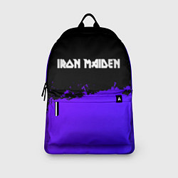Рюкзак Iron Maiden purple grunge, цвет: 3D-принт — фото 2