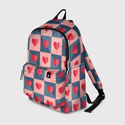 Рюкзак Pettern hearts, цвет: 3D-принт