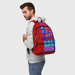 Рюкзак Смайлики для общения, цвет: 3D-принт — фото 2