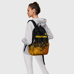 Рюкзак Beastars - gold gradient: символ сверху, цвет: 3D-принт — фото 2