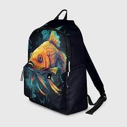 Рюкзак Золотая рыбка: арт нейросети, цвет: 3D-принт