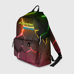 Рюкзак Cyberpunk 2077 phantom liberty logo neon